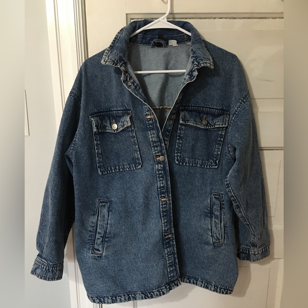 H&M Oversized Denim Jacket - Size M